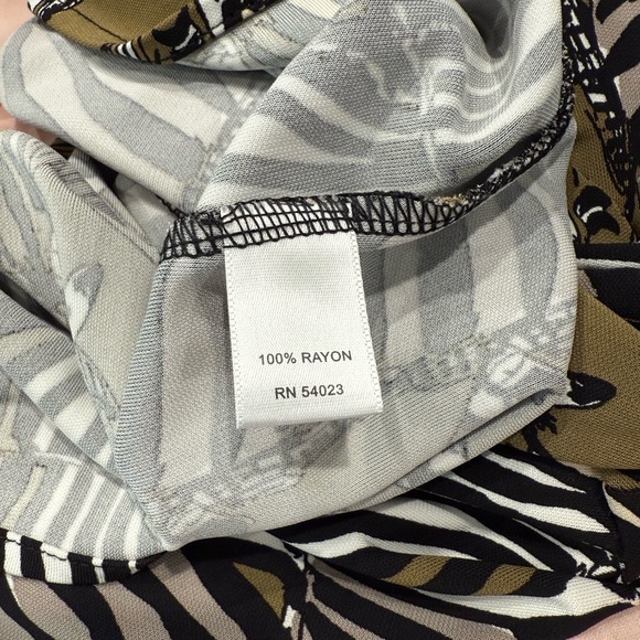 Banana Republic Issa London Zebra Pattern Wrap Dress 6 - Picture 12 of 13